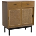 Sideboard Alexandra House Living Brown Black Wood wicker 80 x 89 x 40 cm