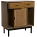 Sideboard Alexandra House Living Brown Black Wood wicker 80 x 89 x 40 cm