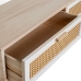 Konsole Alexandra House Living Weiß Braun Holz 90 x 80 x 28 cm