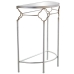 Consola Alexandra House Living Transparente Prateado Metal 60 x 75 x 31 cm