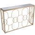 Consolă Alexandra House Living Transparent Auriu* Metal 120 x 80 x 28 cm