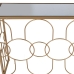 Consolă Alexandra House Living Transparent Auriu* Metal 120 x 80 x 28 cm