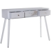 Console Alexandra House Living White Golden Wood 107 x 78 x 30 cm