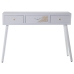 Console Alexandra House Living Bianco Dorato Legno 107 x 78 x 30 cm