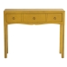 Consola Alexandra House Living Amarillo Madera 94 x 78 x 24 cm