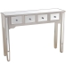 Console Alexandra House Living Champagne Bois 110 x 80 x 30 cm