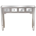 Console Alexandra House Living Champagne Bois 110 x 80 x 30 cm