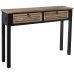 Consola Alexandra House Living Marrón Negro Madera 110 x 80 x 28 cm