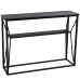 Consolă Alexandra House Living Negru Metal 100 x 75 x 30 cm