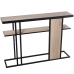 Console Alexandra House Living Brown Black Wood 120 x 82 x 25 cm