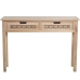 Console Alexandra House Living Brown Wood 110 x 81 x 30 cm