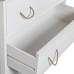 Cassettiera Alexandra House Living Bianco Marrone Legno 80 x 81 x 35 cm