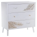 Cómoda Alexandra House Living Branco Dourado Madeira 80 x 80 x 40 cm