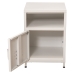 Mesita de Noche Alexandra House Living Blanco Metal 35 x 51 x 35 cm