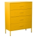 Commode Fijalo Jaune Métal 80 x 102 x 35 cm