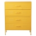 Commode Fijalo Jaune Métal 80 x 102 x 35 cm