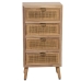 Schubladenschrank Alexandra House Living Braun Holz 45 x 98 x 30 cm