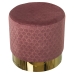 Pouf Alexandra House Living Rose Velours Bois 36 x 36 x 36 cm