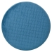 Pouffe Alexandra House Living Blue Golden Velvet Wood 8 x 35 x 55 cm