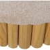 Pouffe Alexandra House Living Yellow Beige Wood 38 x 40 x 38 cm