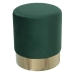 Pouffe Alexandra House Living Green Velvet Wood 35 x 42 x 35 cm