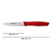 Cuchillo Pelador Arcos Nova Rojo Acero Inoxidable Polipropileno 10 cm