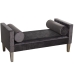 Banc de Pied de Lit Alexandra House Living Gris Bois 113 x 52 x 53 cm