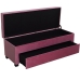 Shoe bench Alexandra House Living Pink Wood 120 x 45 x 43 cm