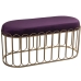 Taburetė Alexandra House Living Violetinė Auksinis Aksomas Metalinis 100 x 47 x 40 cm