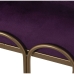 Taburetė Alexandra House Living Violetinė Auksinis Aksomas Metalinis 100 x 47 x 40 cm