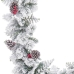 Grinalda de Natal Branco Multicolor Polietileno Abacaxis 270 cm