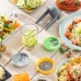 Tagliaverdure a Spirale e Grattugia con Ricette Vigizer InnovaGoods Acciaio inossidabile (Ricondizionati B)