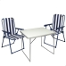 Table set with 2 chairs Aktive Foldable Camping (Refurbished C)