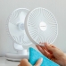 Rechargeable Desktop Fan with LED FanLed InnovaGoods White Ø6,6'' 4000 mAh (Refurbished C)