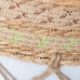 Set of Baskets Alexandra House Living White Green wicker Rattan Natural Fibre 37 x 30 cm 43 x 33 cm 31 x 24 cm 33 x 43 x 33 cm (