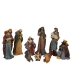 Conjunto de Figuras Romimex Multicolor Resina 13 x 33 x 13 cm Presépio/Belém Reis Magos 9 Peças