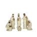 Conjunto de Figuras Romimex Branco Resina 10 x 23 x 8 cm Presépio/Belém 6 Peças