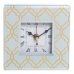 Horloge de table Alexandra House Living Doré Verre 14 x 14 x 4 cm