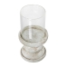 Candleholder Alexandra House Living White Ceramic 13 x 23 x 13 cm 13 x 23 cm