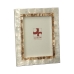 Photo frame Alexandra House Living Brown Mother of pearl 19 x 1 x 24 cm