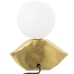 Bureaulamp Alexandra House Living Goud Gouden Acryl Plastic Melamine 19 x 23 x 13 cm Lippen