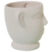 Cache-pot Alexandra House Living Beige Céramique Buste 14 x 17 x 14 cm