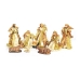 Décorations de Noël DKD Home Decor Doré Blanc (9 pcs) (20 x 15 x 30 cm)