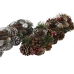 Kerstkaarshouder DKD Home Decor Wit Rood Groen Kristal 38 x 13 x 8,5 cm (2 Stuks)