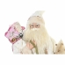 Decoratieve figuren DKD Home Decor Kerstman Kerstmis Grijs Roze PVC Hout 32 x 20 x 60 cm