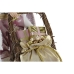 Kerstversiering DKD Home Decor Multicolour Roze Gouden Hout Metaal Kerstman 30 x 40 cm 42 x 25 x 48 cm