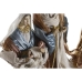 Kerststal set DKD Home Decor Blauw Gouden Kroon 30 x 5 x 30 cm 50 x 10 x 57 cm