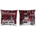 Cushion DKD Home Decor Christmas Multicolour Polyester 40 x 10 x 40 cm (2 Units)