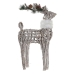 Décorations de Noël DKD Home Decor Blanc Renne 33 x 14 x 60 cm