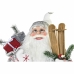 Decoratie DKD Home Decor Kerstman Wit Rood Grijs PVC 45 x 34 x 83 cm